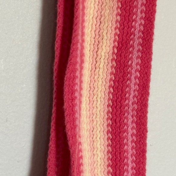 BURBERRY I Pink Lambswool Scarf - Picture 5 of 6